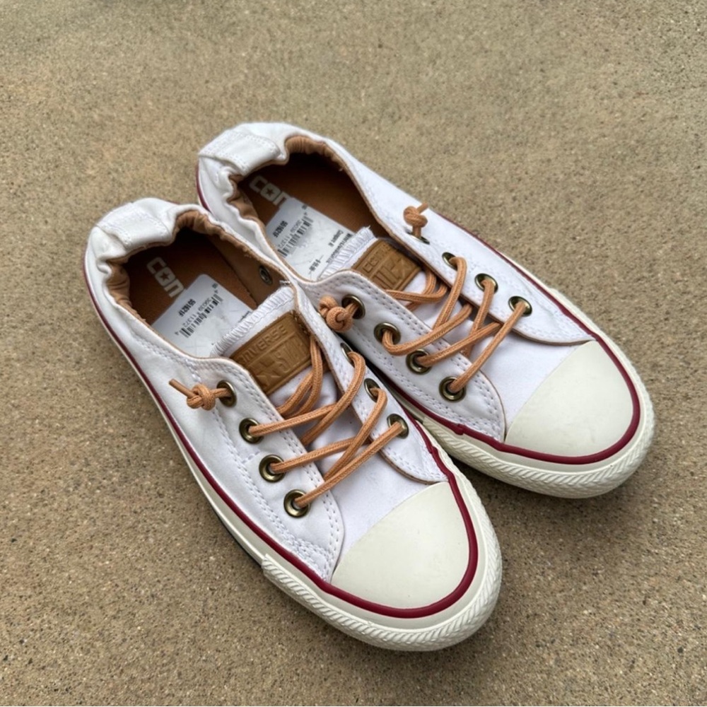 white converse slip-on shoes